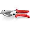 Knipex Mitre Shears for Plastic and Rubber Sections with Plastic Grips, 215 mm - 94 35 215