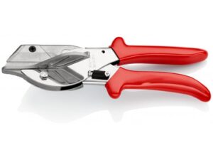 Knipex Mitre Shears for Plastic and Rubber Sections with Plastic Grips, 215 mm - 94 35 215