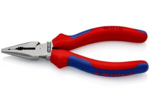 Knipex Needle-Nose Combination Pliers with Multi-Component Grips, 145 mm - 08 22 145 SB