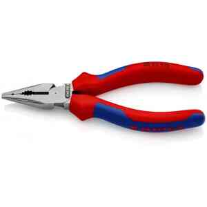 Knipex Needle-Nose Combination Pliers with Multi-Component Grips, 145 mm - 08 22 145 SB