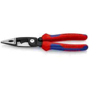 Knipex Pliers for Electrical Installation with Multi-Component Grips, 200 mm - 13 82 200 SB