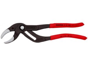 Knipex Siphon and Connector Pliers with Non-Slip Plastic Coated Handles, 250 mm - 81 01 250 SB