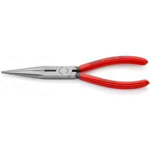 Knipex Snipe Nose Side Cutting Pliers (Stork Beak Pliers) with Plastic Coated Handles, 200 mm - 26 11 200 SB