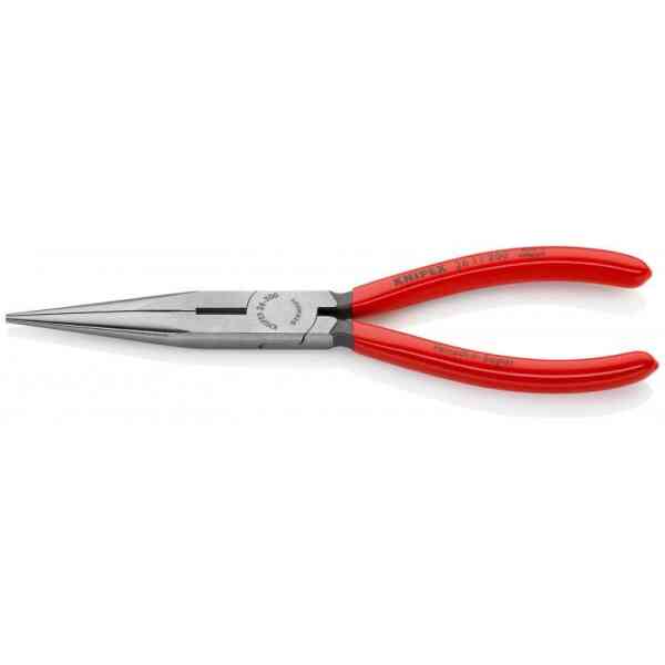 Knipex Snipe Nose Side Cutting Pliers (Stork Beak Pliers) with Plastic Coated Handles, 200 mm - 26 11 200 SB