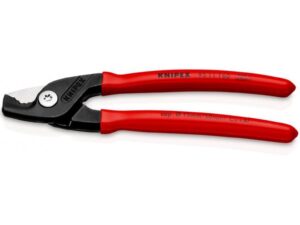 Knipex StepCut Cable Shears with Plastic Coated Handles, 160 mm - 95 11 160 SB