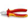 Knipex VDE Insulated Diagonal Cutter with Multi-Component Grips, 160 mm - 70 06 160 SB