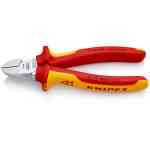 Knipex VDE Insulated Diagonal Cutter with Multi-Component Grips, 160 mm - 70 06 160 SB
