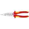 Knipex VDE Insulated Pliers for Electrical Installation with Multi-Component Grips, 200 mm - 13 86 200 SB
