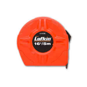 Lufkin 16’/5m Hi Viz Orange Clad Power Return Tape Measure - L616CME
