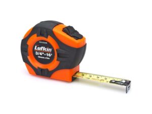 Lufkin 3/4"/16' P1000 Series SAE/Metric Yellow Clad A30 Blade Power Return Tape Measure - PHV1035CME