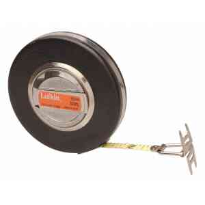 Lufkin 3/8" x 15m/50' Banner® SAE/Metric Yellow Clad Dual Sided Tape Measure - HW223ME