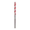 Milwaukee 1 Pc. 3 Flat Shank Premium Concrete Drill Bit, 6x100mm - 4932471175