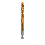 Milwaukee 1 Pc. SHOCKWAVE™ HSS-G TIN Red Hex Metal Drill Bit, 10.0mm - 48894723