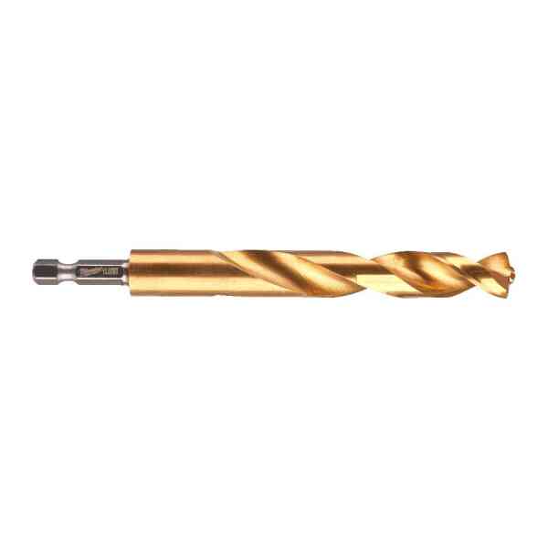 Milwaukee 1 Pc. SHOCKWAVE™ HSS-G TIN Red Hex Metal Drill Bit, 13.0mm - 48894729