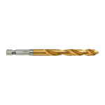 Milwaukee 1 Pc. SHOCKWAVE™ HSS-G TIN Red Hex Metal Drill Bit, 8.0mm - 48894719