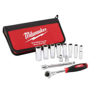 Milwaukee 12pc 3/8" Metric Socket Set - 48229001