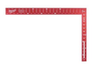 Milwaukee 16" x 24" Imperial Framing Square, Red - 4932472125