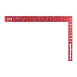 Milwaukee 16" x 24" Imperial Framing Square, Red - 4932472125