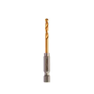 Milwaukee 2 Pc. SHOCKWAVE™ HSS-G TIN Red Hex Metal Drill Bit, 3.5mm - 48894707