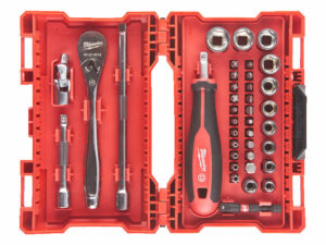 Milwaukee 38 Pc. 1/4" Metric Ratchet, Driver & Socket Set - 4932479096