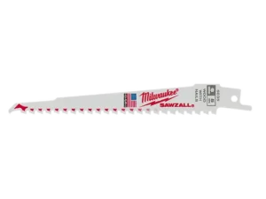 Milwaukee 5 Pc. SAWZALL® Nail Embedded Wood Blades, 6"x5 TPI - 48005035