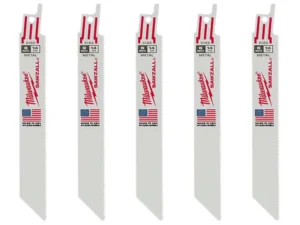 Milwaukee 5 Pc. Thin Kerf Metal SAWZALL® Blade, 6"x14 TPI - 48005182