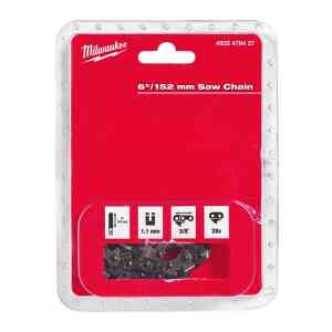 Milwaukee 6"/152mm Replacement Chain for M12FHS Pruning Saw - 4932478427