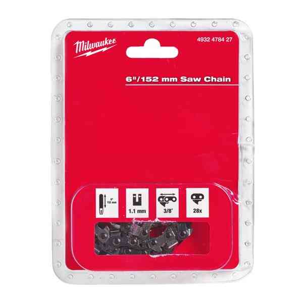 Milwaukee 6"/152mm Replacement Chain for M12FHS Pruning Saw - 4932478427