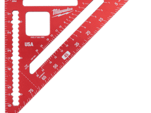 Milwaukee 7" Metric Rafter Square, Red - 4932472123