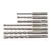 Milwaukee® 7 Pc. SDS-Plus M2™ Contractor 2-Cutter Hammer Drill Bits Set - 4932471244
