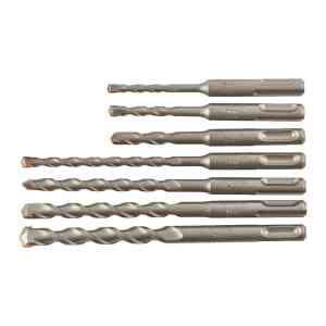 Milwaukee® 7 Pc. SDS-Plus M2™ Contractor 2-Cutter Hammer Drill Bits Set - 4932471244