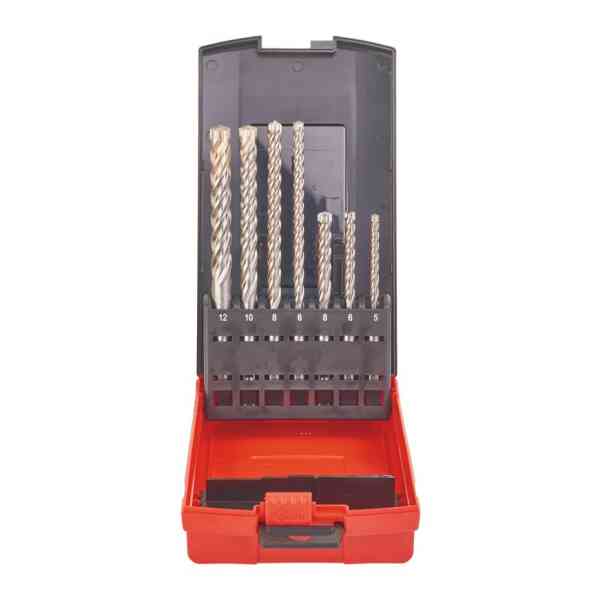 Milwaukee 7 Pc. SDS-PLUS MX4 Rotary Hammer Drill Bits Set - 4932451464