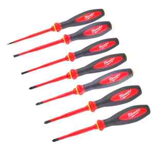 Milwaukee 7 Pc. VDE Slim Screwdriver Set - 4932471453