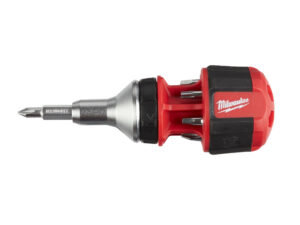 Milwaukee 8 IN 1 Compact Ratcheting Multi-bit Screwdriver