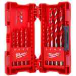 Milwaukee 8 Pc. 3 Flat Shank Premium Concrete Drill Bits Set - 4932471192