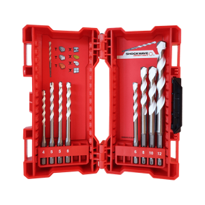 Milwaukee 8 Pc. SHOCKWAVE™ Carbide Multi-Material Drill Bits Set - 4932471112