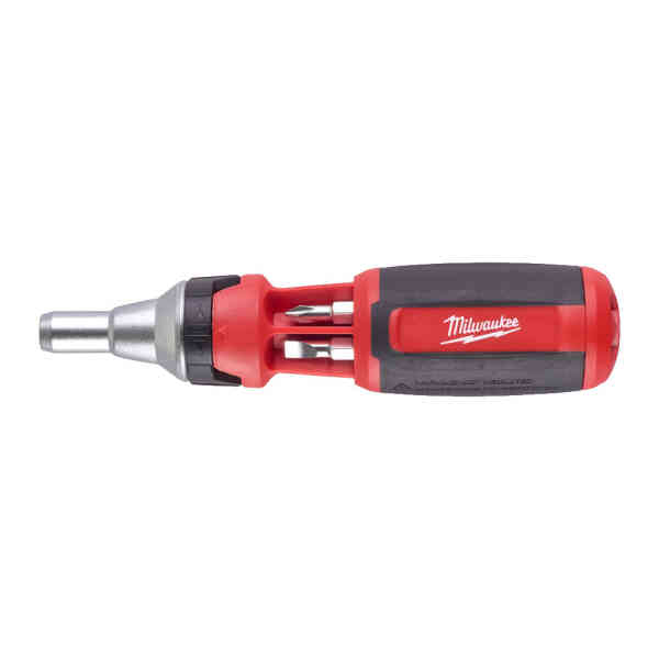 Milwaukee 9 In 1 Ratcheting Multi-Bit Screwdriver - 4932471598