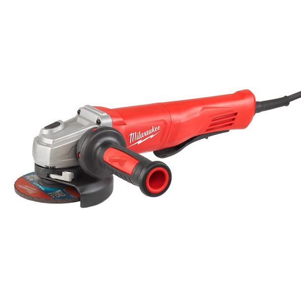 Milwaukee AGV13-125 XSPDE 1250W Corded Angle Grinder with AVS and Slim Paddle - 4933451578