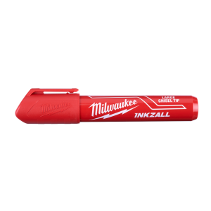 Milwaukee INKZALL™ Large Chisel Tip Marker, Red - 48223256