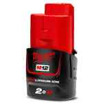 Milwaukee M12B2 12V Li-Ion 2.0Ah REDLITHIUM Battery 4932430064