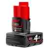 Milwaukee M12B4 12V Li-Ion 4.0Ah Redlithium Battery - 4932430065