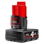 Milwaukee M12B4 12V Li-Ion 4.0Ah Redlithium Battery - 4932430065