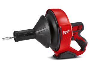 Milwaukee M12BDC8-202C 12V Li-ion Cordless Sub Compact Drain Cleaner Kit with 2 x 2.0 Ah Batteries, Charger and Bucket - 4933451633