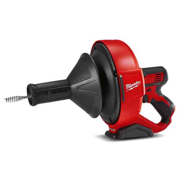 Milwaukee M12BDC8-202C 12V Li-ion Cordless Sub Compact Drain Cleaner Kit with 2 x 2.0 Ah Batteries, Charger and Bucket - 4933451633