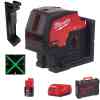 Milwaukee M12CLLP-301C Green Cross Line and Plumb Points Laser - 4933478100