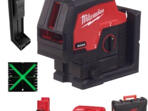 Milwaukee M12CLLP-301C Green Cross Line and Plumb Points Laser - 4933478100