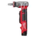 Milwaukee M12FPXP-I10202C Fuel Sub Compact UPONOR Q & E Expansion Tool Kit 2 x 2.2 Ah Batteries, Charger and Kitbox - 4933472020