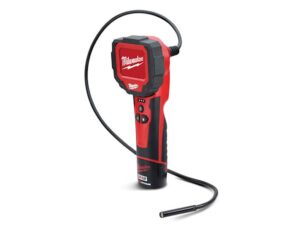 Milwaukee M12IC-201C (S) 12V Li-Ion Cordless M-Spector 360° Inspection Camera Kit with 1 x 2.0 Ah Batteries, Charger and Case - 4933441680