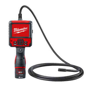 Milwaukee M12ICAV3-201C 12V Li-Ion Cordless M-Spector 360° Inspection Camera Kit with 1 x 2.0 Ah Batteries, Charger and Case - 4933451367