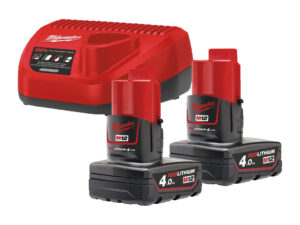 Milwaukee M12NRG-402 4.0Ah Battery & Charger Set - 4933459211